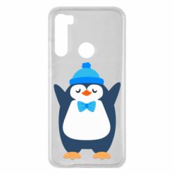 Чехол для Xiaomi Redmi Note 8 Penguin in a hat - PrintSalon