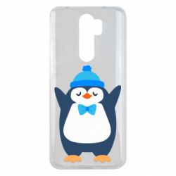 Чехол для Xiaomi Redmi Note 8 Pro Penguin in a hat - PrintSalon