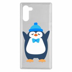 Чехол для Samsung Note 10 Penguin in a hat - PrintSalon