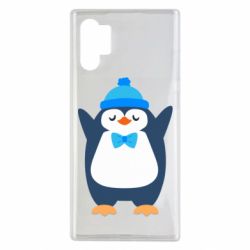 Чехол для Samsung Note 10 Plus Penguin in a hat - PrintSalon