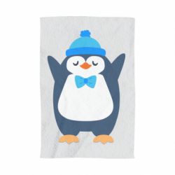 Полотенце с принтом Penguin in a hat - PrintSalon