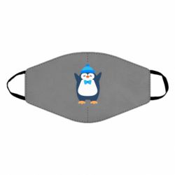 Маска многоразовая Penguin in a hat - PrintSalon