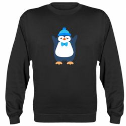 Cвитшот Penguin in a hat - PrintSalon