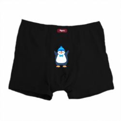 Трусы-боксеры Penguin in a hat - PrintSalon