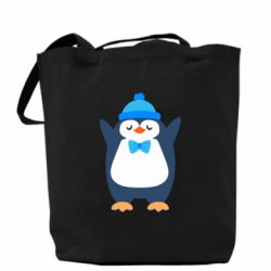 Шоппер Penguin in a hat - PrintSalon
