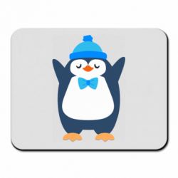 Коврик для мыши Penguin in a hat - PrintSalon