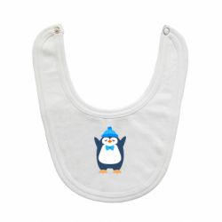 Слюнявчик  Penguin in a hat - PrintSalon