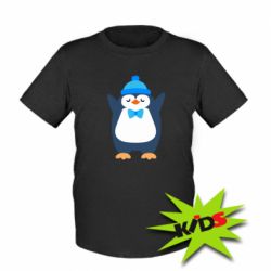 Детская футболка Penguin in a hat - PrintSalon