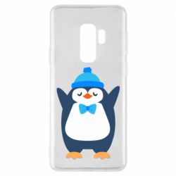 Чехол для Samsung S9+ Penguin in a hat - PrintSalon