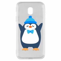 Чехол для Samsung J3 2017 Penguin in a hat - PrintSalon