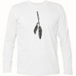 Футболка з довгим рукавом Перо - PrintSalon