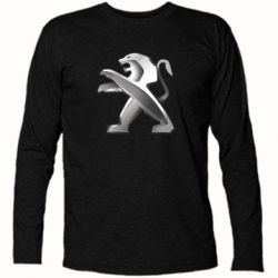 Футболка с длинным рукавом Peugeot Logo - PrintSalon
