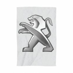 Полотенце с принтом Peugeot Logo - PrintSalon