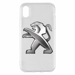 Чехол для iPhone X/Xs Peugeot Logo - PrintSalon