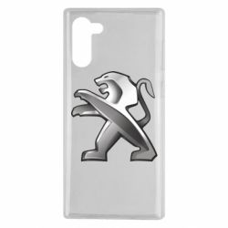 Чехол для Samsung Note 10 Peugeot Logo - PrintSalon