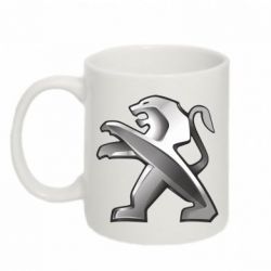 Чашка 320ml Peugeot Logo - PrintSalon