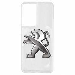 Чехол для Samsung S21 Ultra Peugeot Logo - PrintSalon