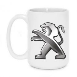 Чашка 420ml Peugeot Logo - PrintSalon