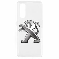 Чехол для Oppo Find X2 Peugeot Logo - PrintSalon