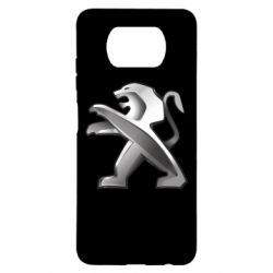 Чехол для Xiaomi Poco X3 Peugeot Logo - PrintSalon