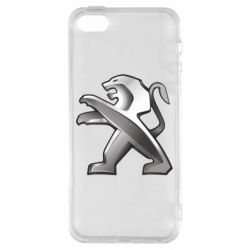 Чехол для iPhone5/5S/SE Peugeot Logo - PrintSalon