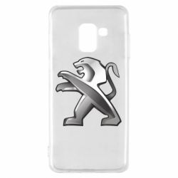 Чехол для Samsung A8 2018 Peugeot Logo - PrintSalon