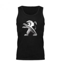 Мужская майка Peugeot Logo - PrintSalon