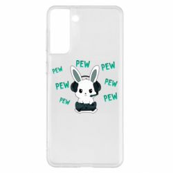 Чехол для Samsung S21+ Pew pew pew 1-PrintSalon Чехол для Samsung S21+ Pew pew pew 1
