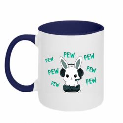 Чашка двокольорова Pew pew pew 1 - PrintSalon