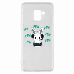 Чехол для Samsung A8+ 2018 Pew pew pew 1-PrintSalon Чехол для Samsung A8+ 2018 Pew pew pew 1