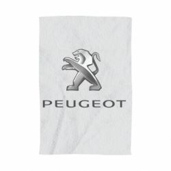Полотенце с принтом Пежо - PrintSalon