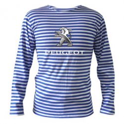 Тельняшка с длинным рукавом Пежо - PrintSalon