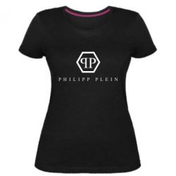 Женская премиум футболка Philipp Plein - PrintSalon