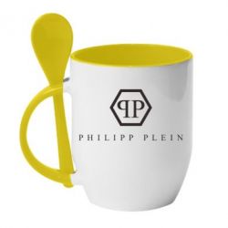 Чашка с ложкой Philipp Plein - PrintSalon