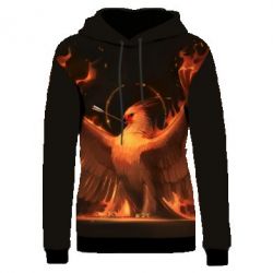 Жіноче 3D худі Phoenix with an arrow