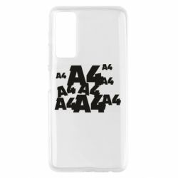 Чехол для Huawei P Smart 2021 A4 Pattern - PrintSalon