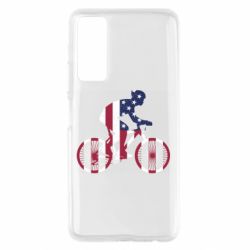 Чехол для Huawei P Smart 2021 American cyclist - PrintSalon