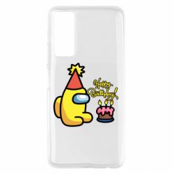 Чохол для Huawei P Smart 2021 Among Us Happy Birthday - PrintSalon