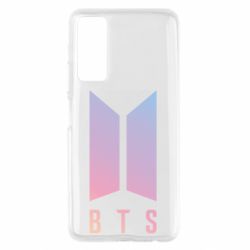 Чехол для Huawei P Smart 2021 BTS gradient logo - PrintSalon