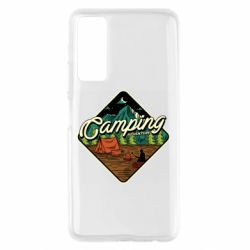 Чехол для Huawei P Smart 2021 Camping and forest - PrintSalon