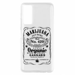 Чохол для Huawei P Smart 2021 Cannabis label - PrintSalon