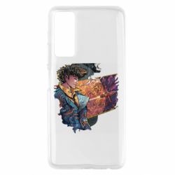 Чехол для Huawei P Smart 2021 Cowboy Bebop abstraction - PrintSalon