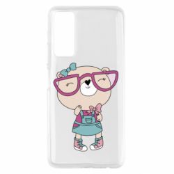 Чехол для Huawei P Smart 2021 Cute bear - PrintSalon