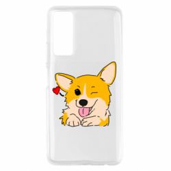 Чехол для Huawei P Smart 2021 Cute Corgi Puppy - PrintSalon