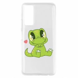 Чехол для Huawei P Smart 2021 Cute dinosaur - PrintSalon
