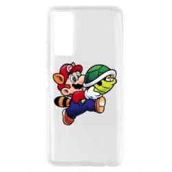 Чехол для Huawei P Smart 2021 Cute Mario with turtle - PrintSalon