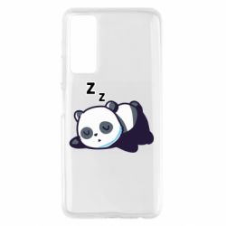 Чехол для Huawei P Smart 2021 Cute panda sleeping - PrintSalon