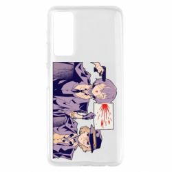 Чехол для Huawei P Smart 2021 Dazai and Chuuya meme-PrintSalon Чехол для Huawei P Smart 2021 Dazai and Chuuya meme