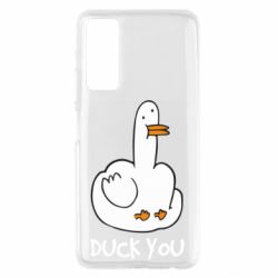 Чехол для Huawei P Smart 2021 Duck you - PrintSalon