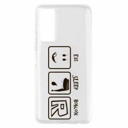 Чохол для Huawei P Smart 2021 Eat Sleep Roblox - PrintSalon